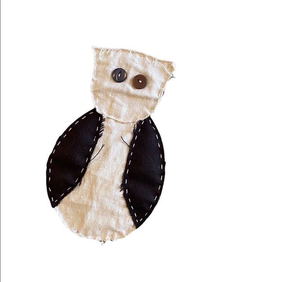 CANADIAN DESIGNER Serendipity by Kelsey McIntyre handmade A Line wool owl skirt - Picture 5 of 6